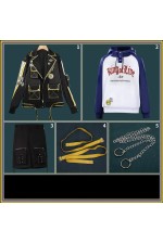 2XXT Cosplay Vtuber Uzuki Kou OriKou Matching Outfit Cosplay Costume